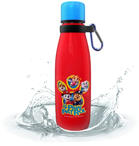 Bouteille isotherme Paw Patrol de 350 ml – La bouteille isotherme Paw Patrol garde votre boisson froide pendant 24 heures, est 100% étanche et naturellement sans BPA