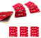 VHB - Pads Nastro biadesivo Extraforte in schiuma acrilica rettangolari, Resistenza All'acqua e Alle Alte Temperature, per Auto, Casa e Ufficio (25 mm x 50 mm) (30 pezzi)