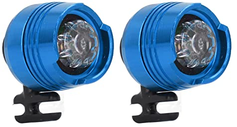 Eujgoov 2 STÜCKE Scheinwerfer für Scheinwerfer Lichter Schuhanhänger Zubehör Dekoration Lustiges Schuhzubehör Lustiges (Blau)