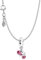 PANDORA Damen-Halskette 925 Silber Collier Hantel & Herz 15080