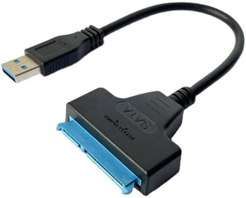 Xingdianfu Adattatore USB 3.0 a SATA, Convertitore e Cavo Esterno USB 3.0 a SATA per HDD SSD 2.5 Pollici, Supporta Windows XP/Vista/7/8/10 e Mac OS ECC