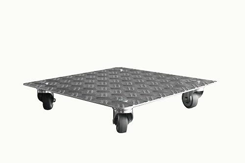 Pflanzenroller AluGrip-Vi200 bis 200kg Riffel Blumenroller Untersetzer verschiedene Größen (AluGrip 3,5/5 200x200mm)