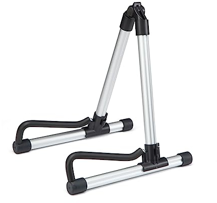 PHIREE Universal Portable A-frame Guitar Stand for Acoustic Guitar, Electric Guitar & Bass Guitar