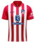 Atletico de Madrid Unisex ATM Official Home Jersey 23-25 Unterhemd, Rot/Weiß, L