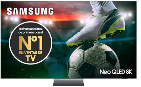 Samsung TV 75 Pulgadas Neo QLED QN900D 8K Mini LED con la Mejor Resolución con Inteligencia Artificial, el Mejor Sonido con IA, el Mejor Smart TV y el Mejor Diseño con Infinity Air Design