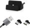 K-S-Trade Caricabatterie Per Acer Sospiro A60L Alta Qualità Docking Station Stazione E Supporto Di Ricarica Caricatore Sincronizzazione Compatibile Con Acer Sospiro A60L Collegamento Magnetico Con