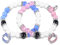 Matching Armbänder-2 Stück Matching Armbänder für Paare Beste Freunde Kitty Magnetische Paare Armbänder Anime Matching Armbänder Geeignet für Freunde und Paare Valentinstag Halloween Geschenke
