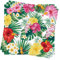 Hawaiian Tropical Summer Napkins Decorations - 40Pcs Summer Party Luncheon Paper Napkins Disposable Serviette Luau Hawaii Table Decorations Palm Leaf Napkins Pool Party Supplies Accessories 33x33cm