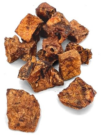 Rinderlungenwürfel für Hunde I 1kg I Rinderlunge getrocknet würfel klein I Trainingsleckerli Hund I Rinderlunge für Hunde getrocknet | fettarm I Leckerlies von Wuffsnacks