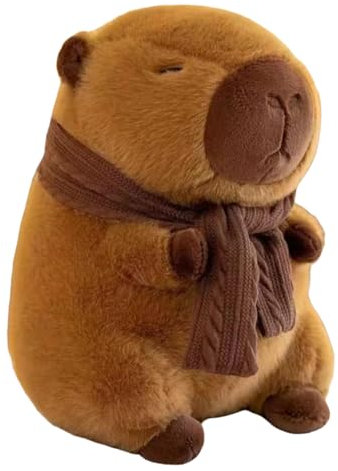 CCLWY Capybara Plüschtier Cartoon Capybara Kuscheltier Niedlichen Simulation Capybara Plüschtier Plüsch Capybara Kissen Home Deko Geschenk Geburtstags Geschenk für Kinder