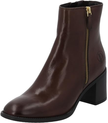 Palado Damen Stiefeletten Lampedusa – elegante Stiefel aus Schafsleder - leicht gefüttere Boots mit Blockabsatz - modische Halbstiefel