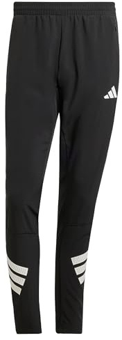adidas Men's Icon 3-Streifen Woven Hose Black/White 2XL