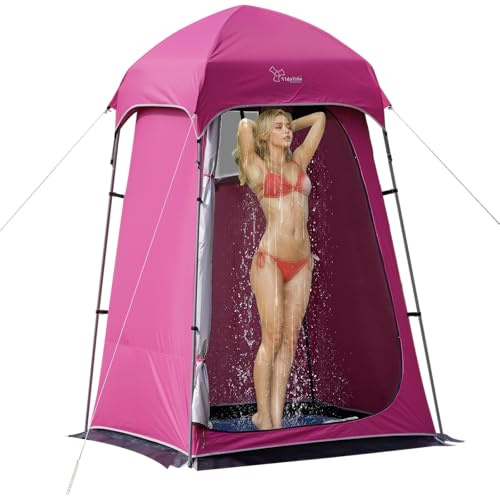 Vidalido Camping Shower Tent Privacy Tent Portable Outdoor Showers Tents for Camping with Floor, Camping Privacy Shelters Bathroom Toilet Tent