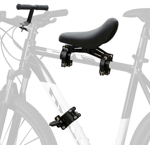 WANDGU seggiolino per Bicicletta Anteriore: Seggiolino per Mountain Bike Anteriore, seggiolino per Bicicletta per Bambini Montato anteriormente con Attacco al Manubrio per Bambini dai 2 ai 5 Anni