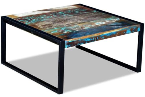 BOWEKAM Home & Garden Couchtisch Massivholz Altholz 80x80x40 cm Möbel Wahl