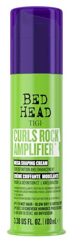 Bed Head by TIGI Curls Rock Amplifier – Curl Shaping and Defining Cream with Anti Frizz Protection for Beautifully Enhanced Curls and Waves, 100ml​
