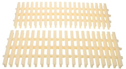 Schwimmbadroste Ersatzrost 100x20x2cm Kunststoff Beige | Rutschfestes Design, Effiziente Entwässerung, Ineinandergreifend, für Schwimmbad und Zubehör im Becken