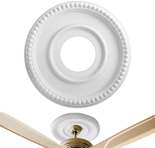 Deckenrosette - Deckenrosetten Für Lampenmontage,Rosenbasis-Dekoration im europäischen Stil aus PU für Verkleidung, Baldachin, Kronleuchter, Holz- und Wanddekoration für Zuhause, Wohnzimmer und