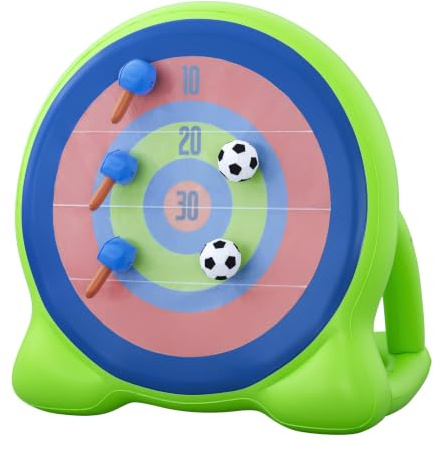 Bestway Fußball-Dartscheibe Backyard Bullseye 157x107x157 cm – Aufblasbares Outdoor Wurfspiel mit Klett-Fußball & Axtwurf, stabile Wasserkammer, Robustes PVC, inkl. 2 Fußbälle + 2 Äxte, ab 6 Jahre
