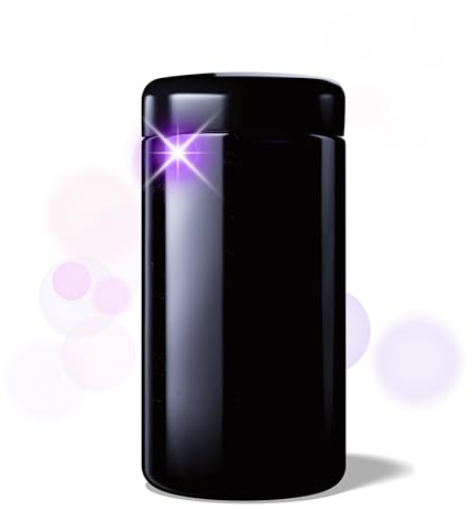 ANCEVIA edles Violettglas Vorratsglas 500 ml (75/400) Vorratsdose mit Deckel | Miron Aufbewahrungsgläser, Glasbehälter mit Deckel für z.B. Nüsse, Zucker, Tee & Kräuter