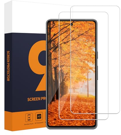 Carantee 2 Stück für Panzerglas für Google Pixel 7 5G Schutzfolie, 2.5D Runde Kante HD-Klar Kristallklar 9H Härte Frei von Kratzern Unzerbrechlich Google Pixel 7 Displayschutzfolie