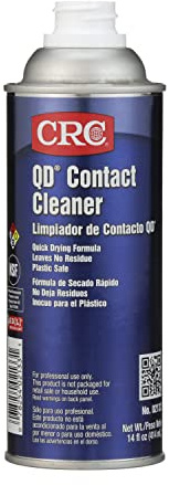 CRC 2133 QD Plastic Safe Liquid Contact Cleaner, 14 fl oz Non-Aerosol Spray Can, Clear