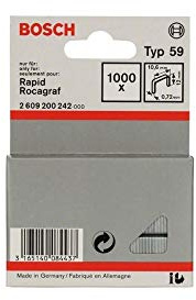 Bosch 1000x Feindrahtklammern, Typ 59/12 | Länge 12 mm,