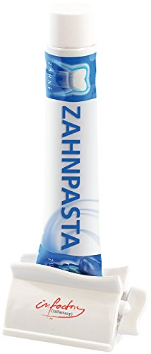 infactory Tubenausquetscher: Praktischer Tubenquetscher (Tubenaufroller, Tuben-Presser, Zahnpasta)