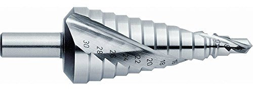 Exact 07028 Stufenbohrer Ø 6-30mm, Spiralnute, HSS