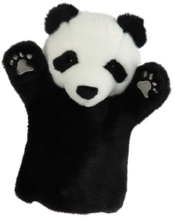alles-meine.de GmbH Handpuppe Panda Teddy Bären Zoo Zootier Tier Wildtier Handspielpuppe