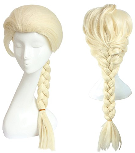 Cosplay Perücke für Eiskönigin Fans | Prinzessinnen Wig von Elsa | Blond