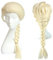 Cosplay Perücke für Eiskönigin Fans | Prinzessinnen Wig von Elsa | Blond