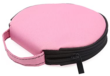 sourcingmap Pink 20pcs Capacity CD DVD Holder Storage Bag Case Organizer for Car