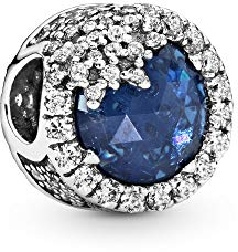 Pandora Charm Glanzvolle Schneeflocke Blau 796358NTB