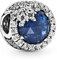 Pandora Charm Glanzvolle Schneeflocke Blau 796358NTB