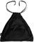 Velvet Hair Dryer Storage Bag with Large Internal Pocket – Soft & Stylish 35x35cm Pouch to Protect Appliances, Heels & Accessories with Drawstring Closure (Black)