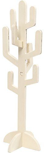 Cactus de madera, H: 38 cm, ancho: 12 cm, madera contrachapada, 1 unidad, grosor 8 mm