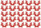 Filz-Applikationsset mit Rentier-Geweih, Weihnachtsmann-Geweih, Filz-Patches, Bögen für Hunde, Haar-Accessoires, Sammelalbum, Kuchendekoration, Verzierung, Basteln, Weihnachtsdekoration, Rot, 25 Stück