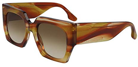 Victoria Beckham Unisex VB608S 43231 Sunglasses, 773 Honey Smoke, 52