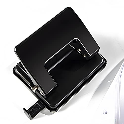 2-Fach Locher Puncher - Kleiner Handlocher mit Ergonomischem Design für Büro, Schule, Heimgebrauch - Effizientes Lochen in Sekundenschnelle - Robust & Langlebig