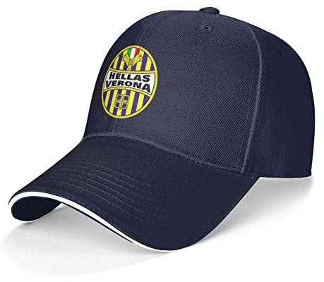 Fnqhappy Hel-Las Ver-Ona Gebogene Krempe Bedruckte Baseballkappe Sonnenhut Reise Kappe Sandwich Cap Verstellbar Trucker Hut