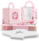 25 Pcs Single Cupcake Boxes, Individual Cake Boxes with Window, Cupcake Carrier with Inserts, Bakery Boxes with Handle, for Baby Showers, Weddings, Birthday Parties