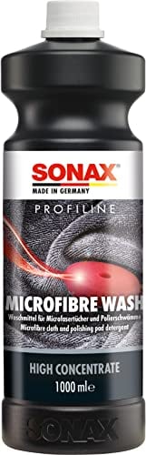 SONAX PROFILINE Microfibre Wash (1 Liter) spezielles Flüssigwaschmittel für Microfasertücher und Polierscheiben | Art-Nr. 04523000