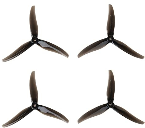 Gemfan Freestyle 6032 3-Blade Propeller CW CCW PC Paddel für 2407 2506 Motor Kompatibel mit BOB57 6 Zoll Freestyle Drohnen (Mitternachtsgrau)