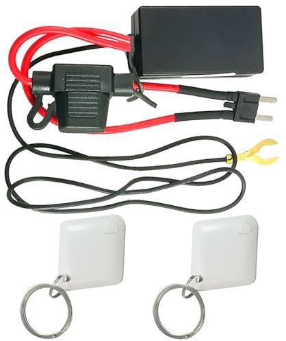 TOTMOX Car Intelligent Anti-Robbery System, M506 Immobilizer System with 2 Remotes, Car Wireless Immobilizer, Compatible with 12 V DC Gasoline Vehicles, Motorcycles