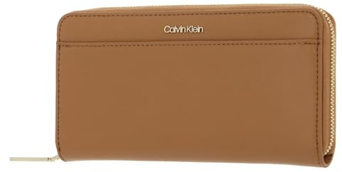 Calvin Klein Damen CK Must LG Z/A Wallet W/Slip K60K610949 Geldbörsen, Braun (Brown Sugar)
