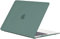 EooCoo Opaco Custodia Macbook Air 13 Pollici M1 A2337 A2179 A1932, 2020 2019 2018, Plastica Cover Rigide Compatibile per Cover Macbook Air M1 13 con Retina Display, Verde Notte Opaco