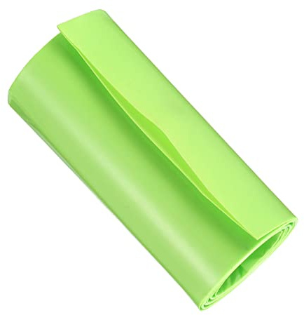 DMiotech 85mm Flach 1m Batterie Hüllen PVC Umschläge Wärme Schrumpf Schlauch Isolierung Schutz für 18650 Akku Pack Hell Grün