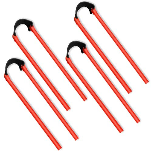 KALIONE 4 Pcs Slingshot Replacement Band Sets, Heavy Duty Pull Slingshot Replacement Elastic Rubber Bands for Hunting Outdoor Shooting Games Slingshot Replacement Band