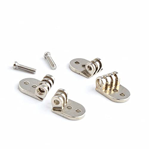 ZzzaNa Glastürscharniere Türscharnier Jig Cabinet Scharniere 10 Sets Brillenscharniere reparieren, for Kunststoffrahmen, Acetat-Sonnenbrillen, Holzrahmen, Austausch von Brillenteilen Schlösser